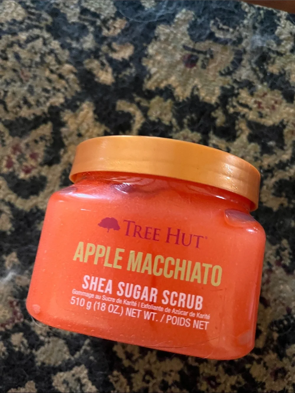 Tree Hut Apple Macchiato Shea Sugar Scrub - Orange & Green